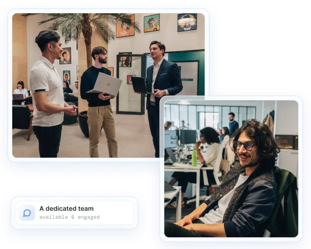 Erreichbares, engagiertes Expertenteam